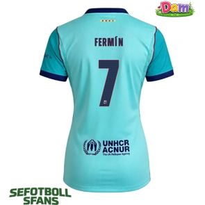 Barcelona Fermin Lopez #7 Tredje Tröja Kvinnor 2026-27 Kortärmad